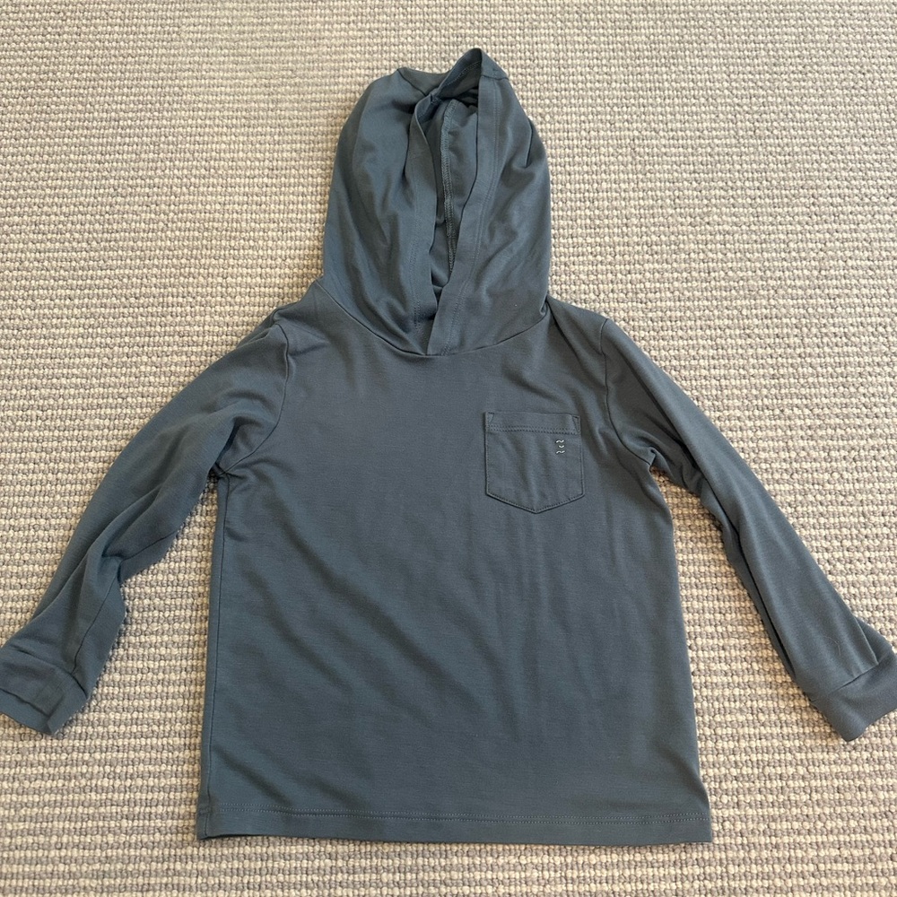 Boys Free Fly Gray Bamboo Hoodie